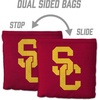 image:imageYouTheFan OfficiallyLicensed NCAA Set of 8 Cornhole Bags  All Weather Dual Sided Slide amp Stop  Regulation Size with Carry caseUSC Trojans