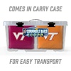 image:imageYouTheFan OfficiallyLicensed NCAA Set of 8 Cornhole Bags  All Weather Dual Sided Slide amp Stop  Regulation Size with Carry caseVirginia Tech Hokies