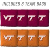 image:imageYouTheFan OfficiallyLicensed NCAA Set of 8 Cornhole Bags  All Weather Dual Sided Slide amp Stop  Regulation Size with Carry caseVirginia Tech Hokies