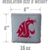 image:imageYouTheFan OfficiallyLicensed NCAA Set of 8 Cornhole Bags  All Weather Dual Sided Slide amp Stop  Regulation Size with Carry caseWashington State Cougars