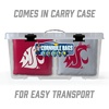 image:imageYouTheFan OfficiallyLicensed NCAA Set of 8 Cornhole Bags  All Weather Dual Sided Slide amp Stop  Regulation Size with Carry caseWashington State Cougars