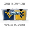 image:imageYouTheFan OfficiallyLicensed NCAA Set of 8 Cornhole Bags  All Weather Dual Sided Slide amp Stop  Regulation Size with Carry caseWest Virginia Mountaineers