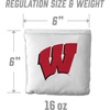 image:imageYouTheFan OfficiallyLicensed NCAA Set of 8 Cornhole Bags  All Weather Dual Sided Slide amp Stop  Regulation Size with Carry caseWisconsin Badgers