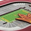 image:imageYouTheFan Officiallylicensed NCAA Stadium Series 3D Wall Art  multilayer team stadium replica detailed sports fan gift indoor decorArizona State Sun Devils