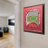 image:imageYouTheFan Officiallylicensed NCAA Stadium Series 3D Wall Art  multilayer team stadium replica detailed sports fan gift indoor decorArkansas Razorbacks