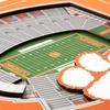 image:imageYouTheFan Officiallylicensed NCAA Stadium Series 3D Wall Art  multilayer team stadium replica detailed sports fan gift indoor decorClemson Tigers