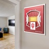 image:imageYouTheFan Officiallylicensed NCAA Stadium Series 3D Wall Art  multilayer team stadium replica detailed sports fan gift indoor decorIndiana Hoosiers