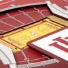 image:imageYouTheFan Officiallylicensed NCAA Stadium Series 3D Wall Art  multilayer team stadium replica detailed sports fan gift indoor decorIndiana Hoosiers