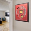 image:imageYouTheFan Officiallylicensed NCAA Stadium Series 3D Wall Art  multilayer team stadium replica detailed sports fan gift indoor decorLouisville Cardinals