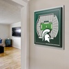 image:imageYouTheFan Officiallylicensed NCAA Stadium Series 3D Wall Art  multilayer team stadium replica detailed sports fan gift indoor decorMichigan State Spartans