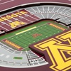 image:imageYouTheFan Officiallylicensed NCAA Stadium Series 3D Wall Art  multilayer team stadium replica detailed sports fan gift indoor decorMinnesota Golden Gophers