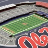 image:imageYouTheFan Officiallylicensed NCAA Stadium Series 3D Wall Art  multilayer team stadium replica detailed sports fan gift indoor decorMississippi Rebels