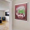 image:imageYouTheFan Officiallylicensed NCAA Stadium Series 3D Wall Art  multilayer team stadium replica detailed sports fan gift indoor decorMississippi State Bulldogs