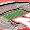 image:imageYouTheFan Officiallylicensed NCAA Stadium Series 3D Wall Art  multilayer team stadium replica detailed sports fan gift indoor decorNebraska Cornhuskers