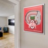 image:imageYouTheFan Officiallylicensed NCAA Stadium Series 3D Wall Art  multilayer team stadium replica detailed sports fan gift indoor decorOhio State Buckeyes