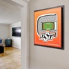 image:imageYouTheFan Officiallylicensed NCAA Stadium Series 3D Wall Art  multilayer team stadium replica detailed sports fan gift indoor decorOklahoma State Cowboys