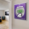 image:imageYouTheFan Officiallylicensed NCAA Stadium Series 3D Wall Art  multilayer team stadium replica detailed sports fan gift indoor decorTCU Horned Frogs