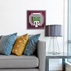 image:imageYouTheFan Officiallylicensed NCAA Stadium Series 3D Wall Art  multilayer team stadium replica detailed sports fan gift indoor decorTexas AM Aggies