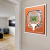 image:imageYouTheFan Officiallylicensed NCAA Stadium Series 3D Wall Art  multilayer team stadium replica detailed sports fan gift indoor decorTexas Longhorns