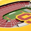 image:imageYouTheFan Officiallylicensed NCAA Stadium Series 3D Wall Art  multilayer team stadium replica detailed sports fan gift indoor decorUSC Trojans