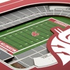 image:imageYouTheFan Officiallylicensed NCAA Stadium Series 3D Wall Art  multilayer team stadium replica detailed sports fan gift indoor decorWashington State Cougars