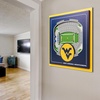 image:imageYouTheFan Officiallylicensed NCAA Stadium Series 3D Wall Art  multilayer team stadium replica detailed sports fan gift indoor decorWest Virginia Mountaineers