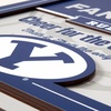 image:imageYouTheFan Officiallylicensed NCAA Tide Fan Rules Wall Art multiple layers humorous team artwork sports fan motto showcases funny rules indoor decorBYU Cougars