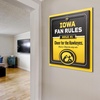 image:imageYouTheFan Officiallylicensed NCAA Tide Fan Rules Wall Art multiple layers humorous team artwork sports fan motto showcases funny rules indoor decorIowa Hawkeyes