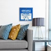 image:imageYouTheFan Officiallylicensed NCAA Tide Fan Rules Wall Art multiple layers humorous team artwork sports fan motto showcases funny rules indoor decorKentucky Wildcats