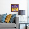 image:imageYouTheFan Officiallylicensed NCAA Tide Fan Rules Wall Art multiple layers humorous team artwork sports fan motto showcases funny rules indoor decorLSU Tigers