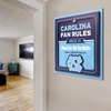 image:imageYouTheFan Officiallylicensed NCAA Tide Fan Rules Wall Art multiple layers humorous team artwork sports fan motto showcases funny rules indoor decorNorth Carolina Tar Heels