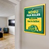 image:imageYouTheFan Officiallylicensed NCAA Tide Fan Rules Wall Art multiple layers humorous team artwork sports fan motto showcases funny rules indoor decorNorth Dakota State Bison