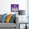 image:imageYouTheFan Officiallylicensed NCAA Tide Fan Rules Wall Art multiple layers humorous team artwork sports fan motto showcases funny rules indoor decorTCU Horned Frogs