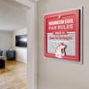 image:imageYouTheFan Officiallylicensed NCAA Tide Fan Rules Wall Art multiple layers humorous team artwork sports fan motto showcases funny rules indoor decorWashington State Cougars