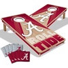 image:imageYouTheFan NCAA 2 x 4 Slogan Series Professional Wood Cornhole Game with Logo BagsAlabama Crimson Tide