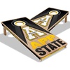 image:imageYouTheFan NCAA 2 x 4 Slogan Series Professional Wood Cornhole GameAppalachian State Mountaineers