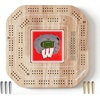 image:imageYouTheFan NCAA Licensed Fan Cribbage Wood Board GameWisconsin Badgers