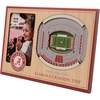 image:imageYouTheFan NCAA Officiallylicensed 3D Stadium Picture Frame  perfect stadium replica  add 4 x 6 photo  made of multiple layers  ready to hang or displayAlabama Crimson Tide