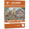 image:imageYouTheFan NCAA Texas Tech Red Raiders Game Day At The Zoo 500pc Puzzle 28 x 105Texas Longhorns