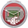 image:imageYouTheFan NCAA West Virginia Mountaineers 3D StadiumView ClockWashington State Cougars
