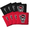 image:imageYouTheFan OfficiallyLicensed NCAA Set of 8 Cornhole Bags  All Weather Dual Sided Slide amp Stop  Regulation Size with Carry caseNC State Wolfpack