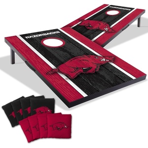 image:imageYouTheFan NCAA 2 x 3 Portable Cornhole Game with Logo BagsArkansas Razorbacks