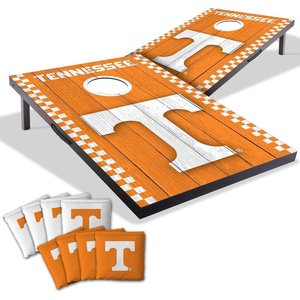 image:imageYouTheFan NCAA 2 x 3 Portable Cornhole Game with Logo BagsTennessee Volunteers