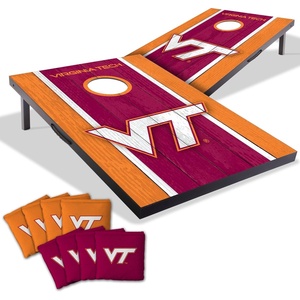 image:imageYouTheFan NCAA 2 x 3 Portable Cornhole Game with Logo BagsVirginia Tech Hokies