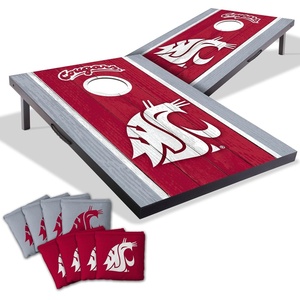 image:imageYouTheFan NCAA 2 x 3 Portable Cornhole Game with Logo BagsWashington State Cougars