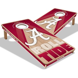 image:imageYouTheFan NCAA 2 x 4 Slogan Series Professional Wood Cornhole GameAlabama Crimson Tide