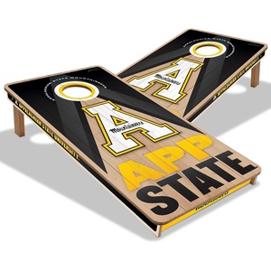 image:imageYouTheFan NCAA 2 x 4 Slogan Series Professional Wood Cornhole GameAppalachian State Mountaineers