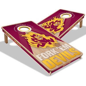 image:imageYouTheFan NCAA 2 x 4 Slogan Series Professional Wood Cornhole GameArizona State Sun Devils