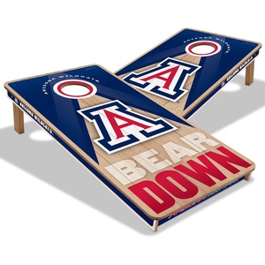 image:imageYouTheFan NCAA 2 x 4 Slogan Series Professional Wood Cornhole GameArizona Wildcats
