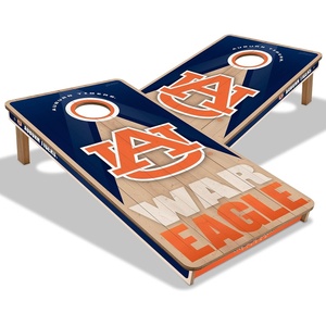 image:imageYouTheFan NCAA 2 x 4 Slogan Series Professional Wood Cornhole GameAuburn Tigers